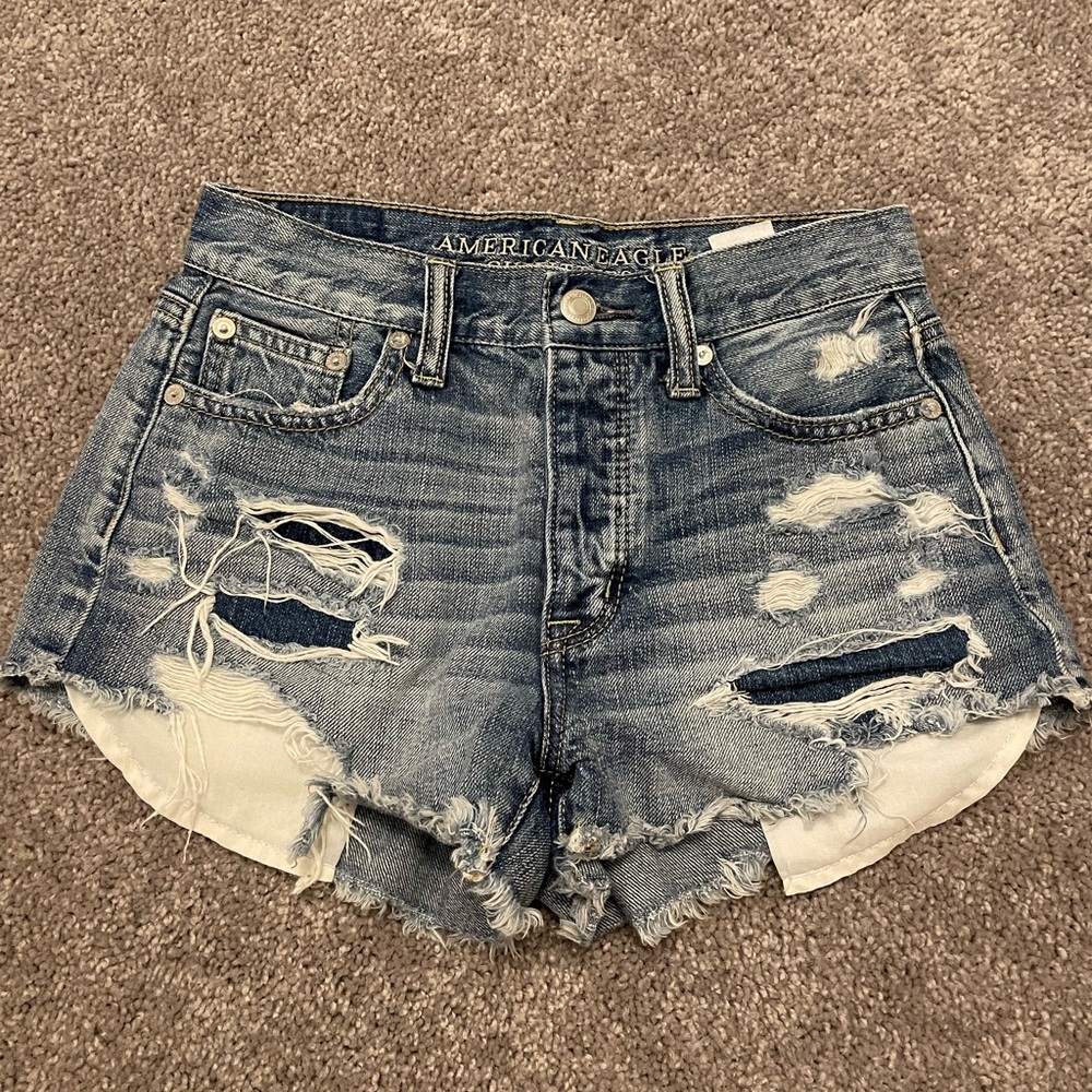 American Eagle Hi-Rise Jean Shorts